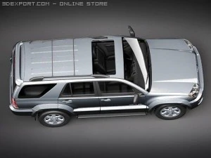 Toyota 4Runner SUV 2009 3D Model
