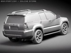Toyota 4Runner SUV 2009 3D मॉडल