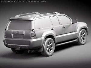 Toyota 4Runner SUV 2009 3D Model