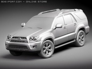 Toyota 4Runner SUV 2009 3D मॉडल