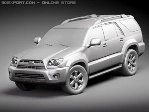 Toyota 4Runner SUV 2009 3D Model
