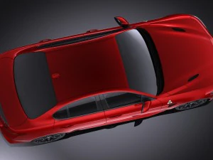 Alfa Romeo Giulia 2016 vray 3D Model