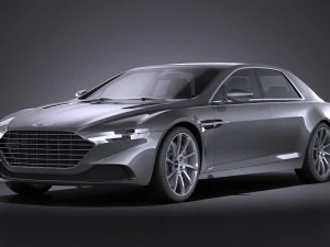 Aston Martin Lagonda 2016 vray 3D Model