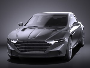 Aston Martin Lagonda 2016 vray 3D Model