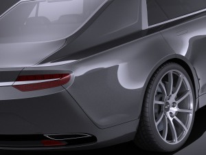 Aston Martin Lagonda 2016 vray 3D Model