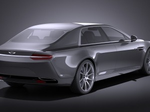 Aston Martin Lagonda 2016 vray 3D Model