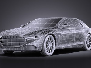 Aston Martin Lagonda 2016 vray 3D Model