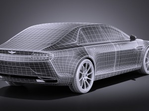 Aston Martin Lagonda 2016 vray 3D Model
