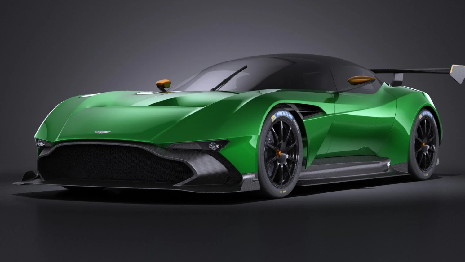 Aston Martin Vulcan 2016 vray 3D Model .c4d .max .obj .3ds .fbx .stl .blend 
