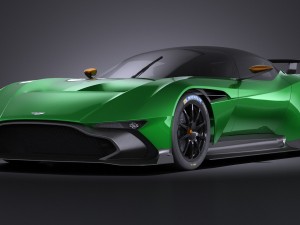 Aston Martin Vulcan 2016 vray 3D Model