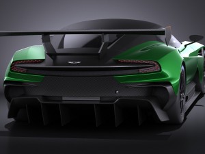Aston Martin Vulcan 2016 vray Modelo 3D