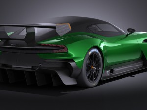 Aston Martin Vulcan 2016 vray Modelo 3D