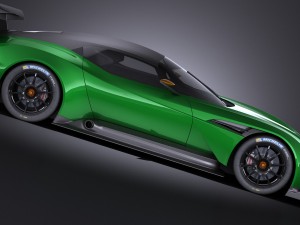 Aston Martin Vulcan 2016 vray Modelo 3D