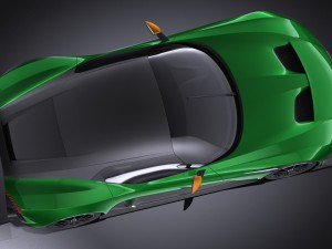 Aston Martin Vulcan 2016 vray Modelo 3D