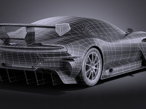 Aston Martin Vulcan 2016 vray Modelo 3D