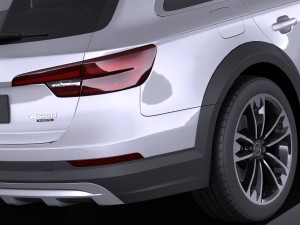 Audi A4 Allroad Quattro 2017 vray 3D-Modell