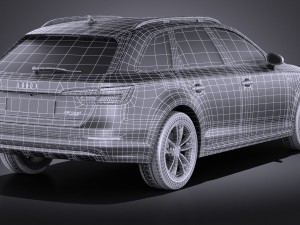 Audi A4 Allroad Quattro 2017 vray 3D-Modell
