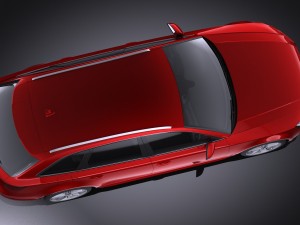 Audi A4 Avant 2016 vray Modelo 3D