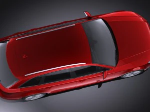 Audi A4 Avant 2016 vray 3D Model