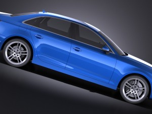 Audi A4 Sedan 2016 vray 3D Model