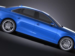 Audi A4 Sedan 2016 vray 3D Model