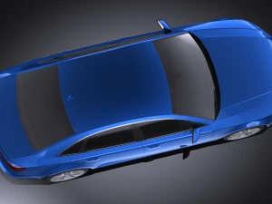 Audi A4 Sedan 2016 vray 3D Model