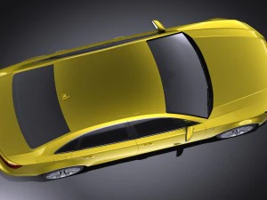 Audi A4 S-line Sedan 2016 vray 3D Model