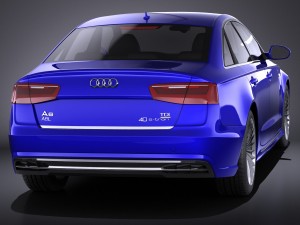 Audi A6L E-tron 2017 Vray 3D Model