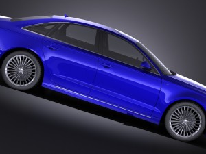 Audi A6L E-tron 2017 Vray 3D Model