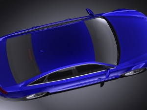 Audi A6L E-tron 2017 Vray 3D Model