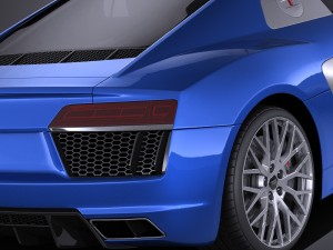 Audi R8 V10 2016 Vray 3D मॉडल