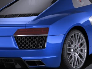 Audi R8 V10 2016 Vray 3D Model