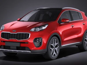 Kia Sportage 2017 3D Model
