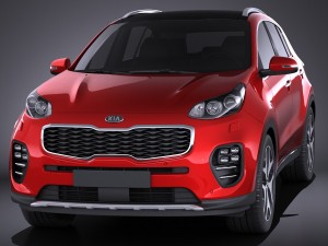 Kia Sportage 2017 3D Model