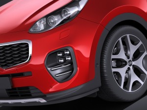 Kia Sportage 2017 3D Model