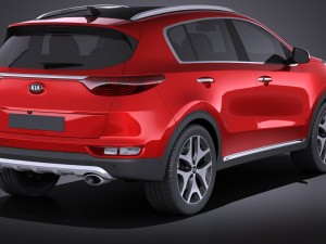Kia Sportage 2017 3D Model