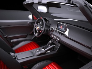 Fiat 124 Spider Abarth 2017 3D Model
