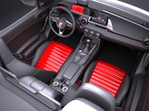 Fiat 124 Spider Abarth 2017 3D Model