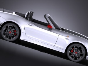 Fiat 124 Spider Abarth 2017 3D Model