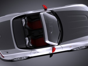 Fiat 124 Spider Abarth 2017 3D Model