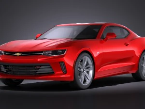 Chevrolet Camaro 2016 Vray 3D Model