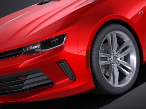 Chevrolet Camaro 2016 Vray 3D Модель