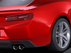 Chevrolet Camaro 2016 Vray 3D Модель
