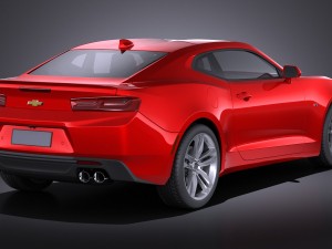 Chevrolet Camaro 2016 Vray 3D Модель