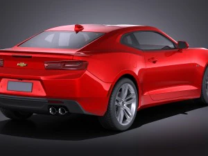 Chevrolet Camaro 2016 Vray 3D Model
