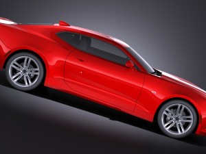 Chevrolet Camaro 2016 Vray 3D Модель