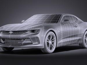 Chevrolet Camaro 2016 Vray 3D Модель