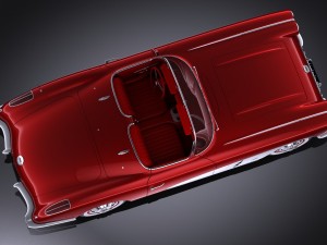 Chevrolet Corvette C1 1958 vray 3D Модель