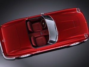 Ferrari 250GT California Spyder 1958 vray 3D Model