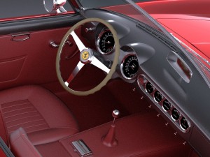 Ferrari 250GT California Spyder 1958 vray 3D Model